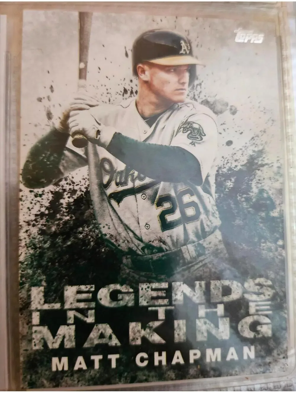 2018 Topps Update Legends In The Making Matt Chapman #LITM-6 base Athletics
